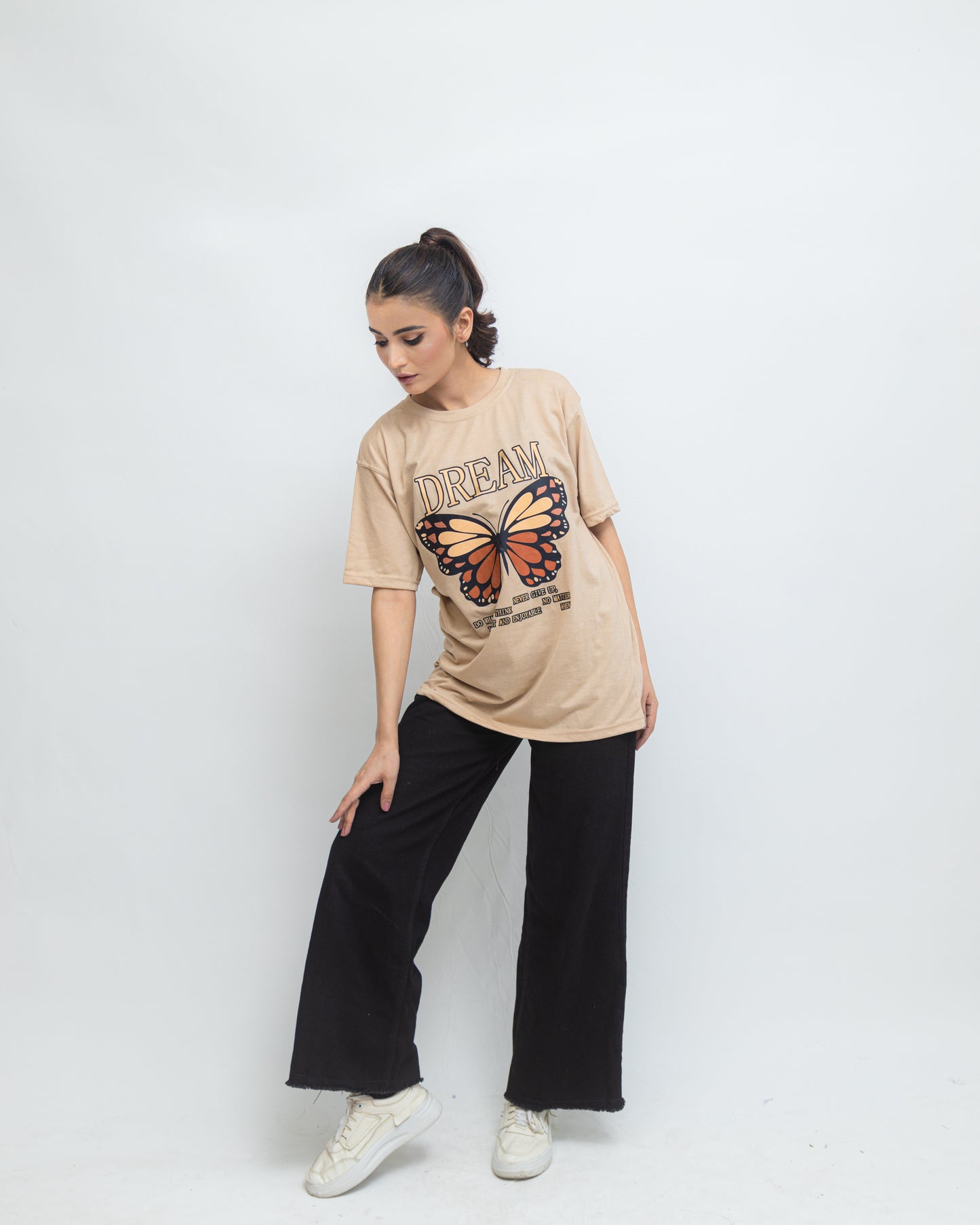 Dream Butterfly Over Size Tee