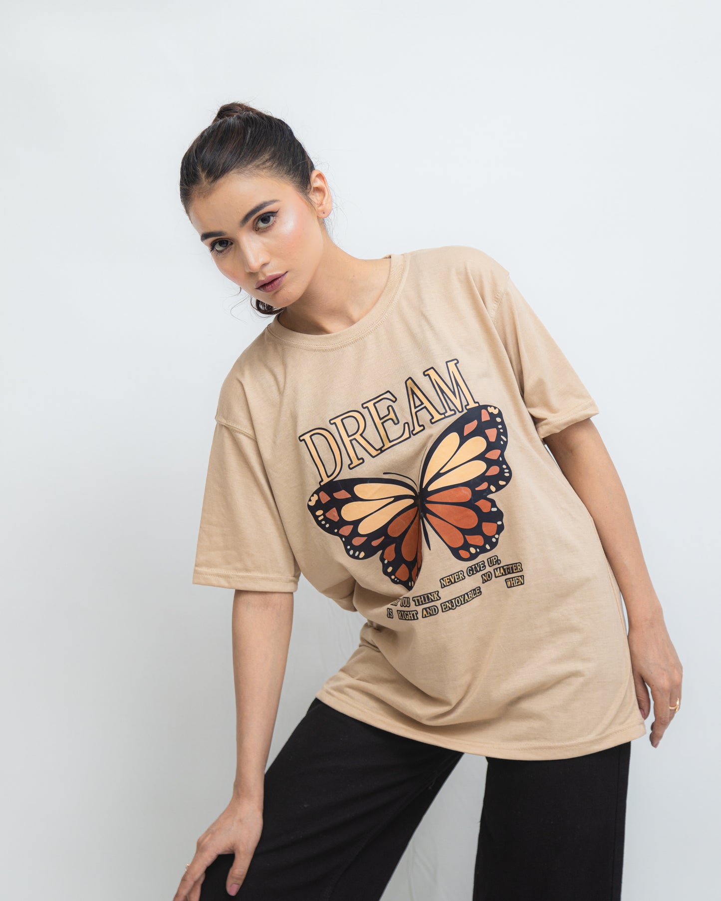 Dream Butterfly Over Size Tee