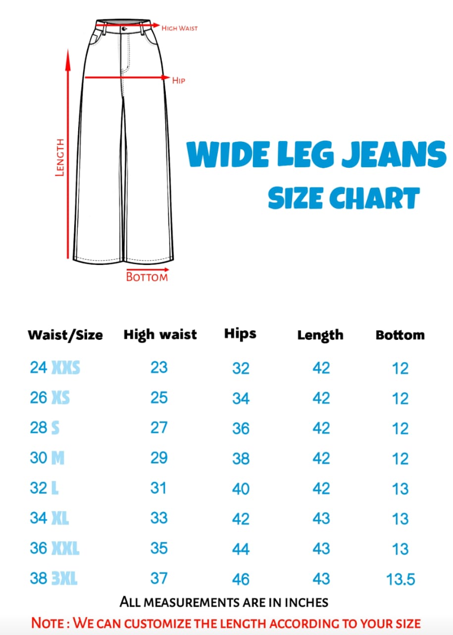 Wide Leg Jeans Pack OF 3 Set - 2