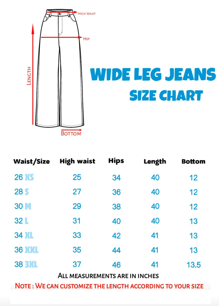 Brown Basic Wide Leg Jeans