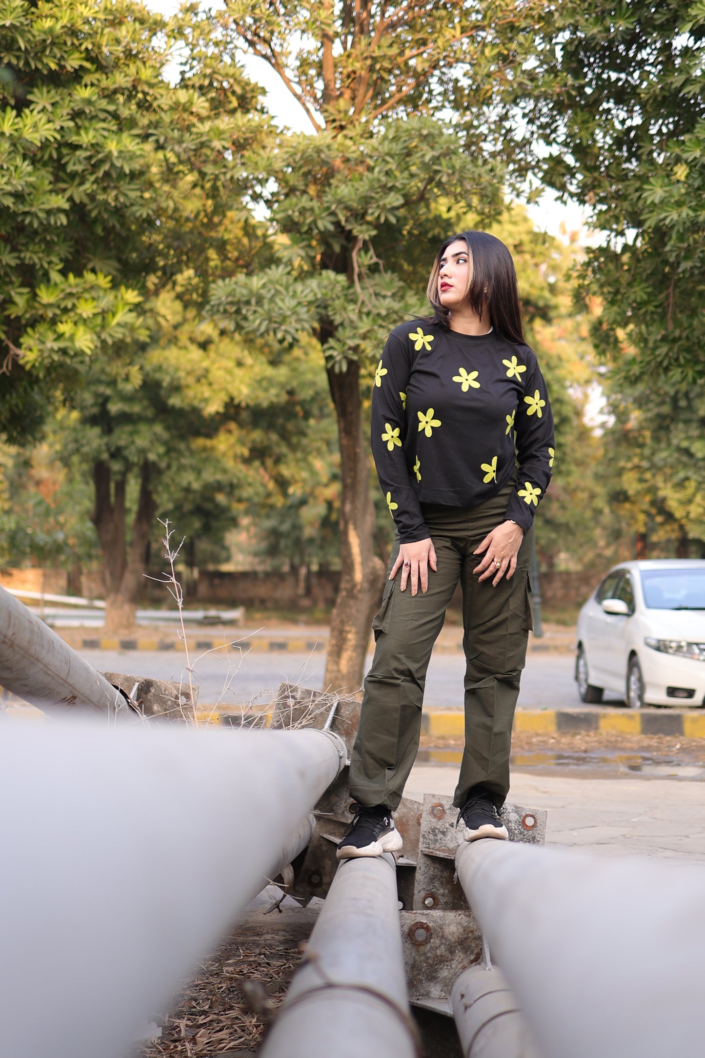 Olive Green Cargo Trouser