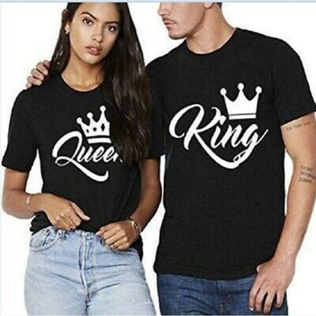 King Queen Couple  T. Shirts