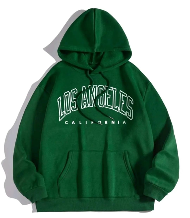 Los Angeles California Olive Green Hoodie