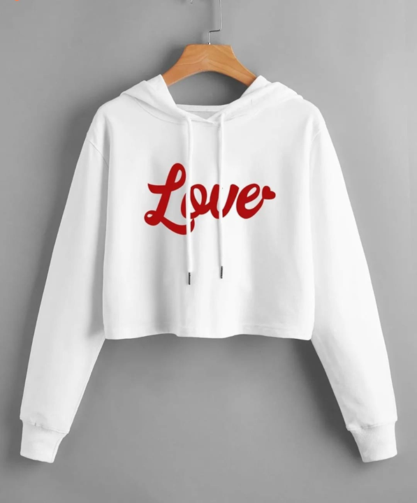 Love Crop Hoodie