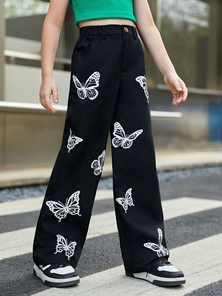 Butterfly Wide Leg Jeans