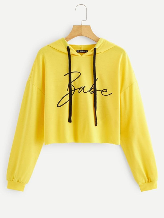 Babe Crop Hoodie