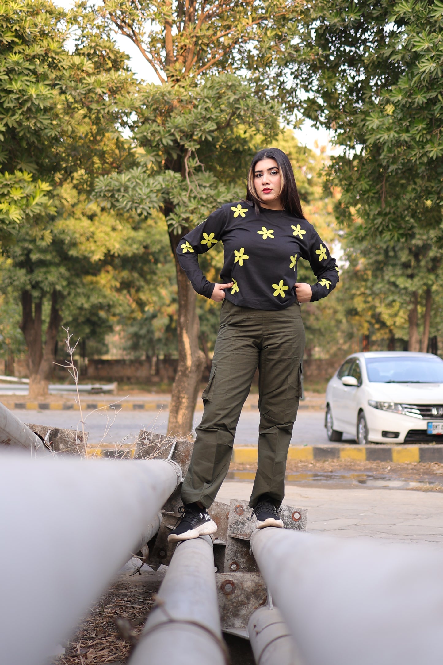 Olive Green Cargo Trouser