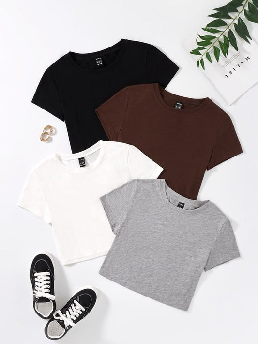 Crop Top Pack OF 4 Set - 3