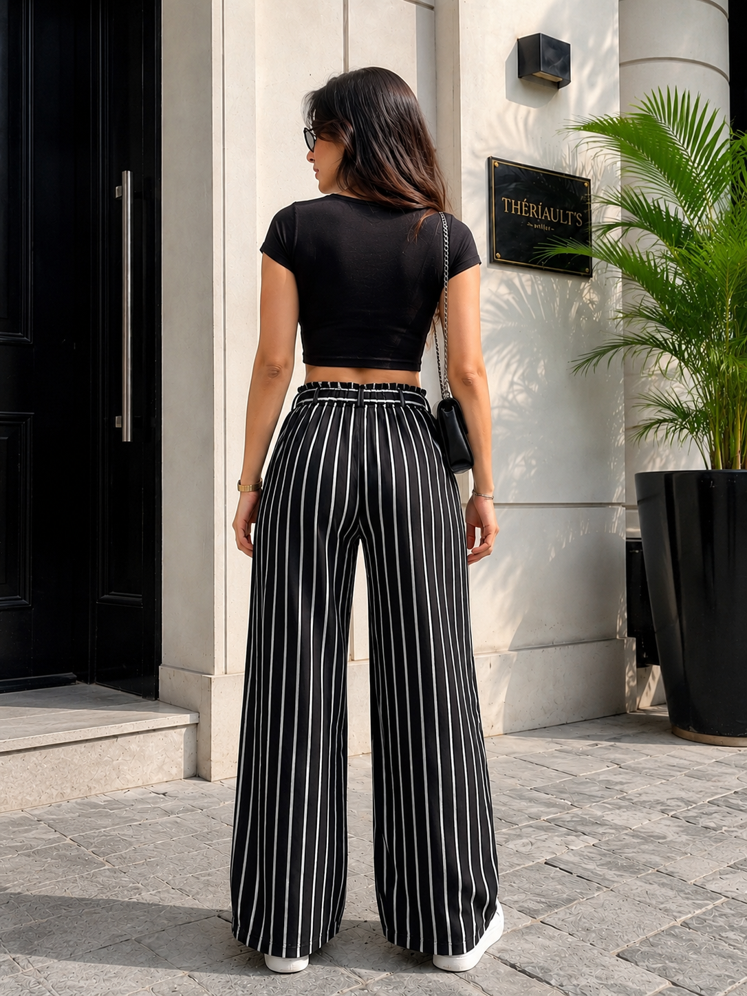 Tie Striped Palazzo
