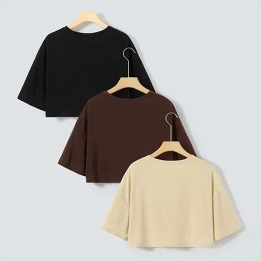 Crop Top Pack OF 3 Set - 3