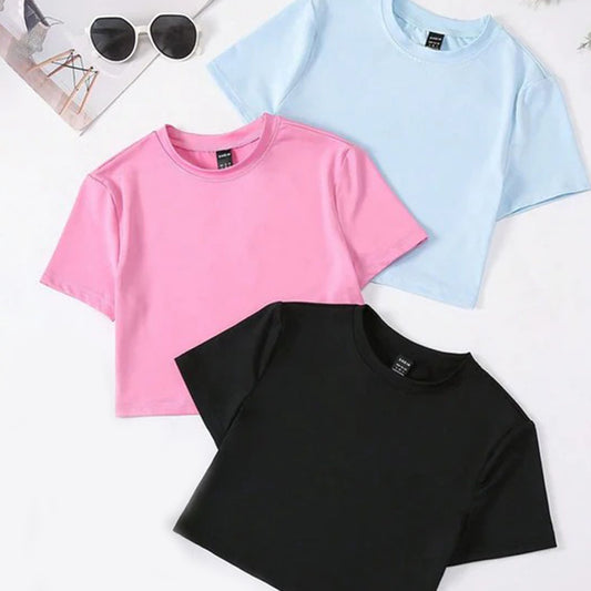 Crop Top Pack OF 3 Set - 5