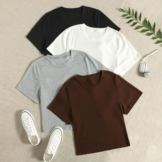 Crop Top Pack OF 4 Set - 2