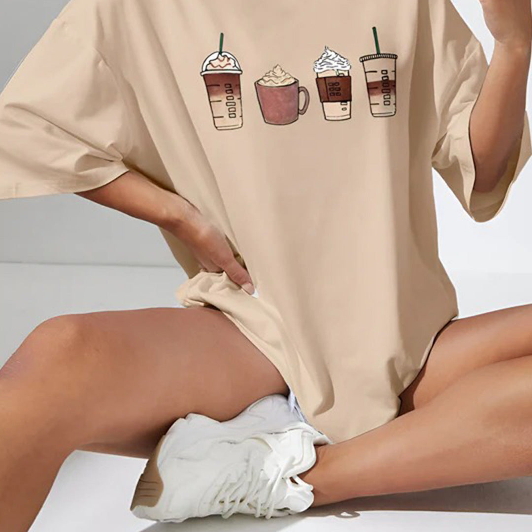 Ice Cream Cup Drop Shoulder