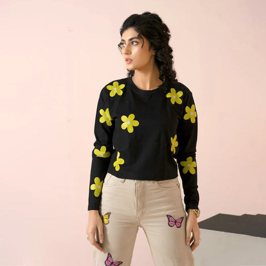 Flower Crop Top