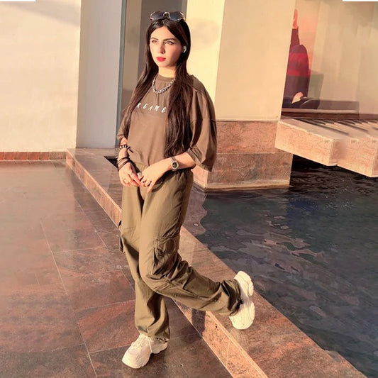 Olive Green Cargo Trouser