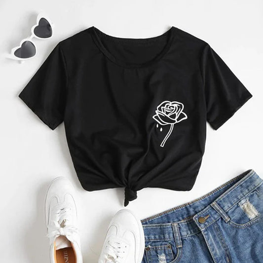 Rose Crop Top