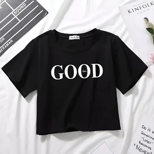 Good Vybes Crop Top