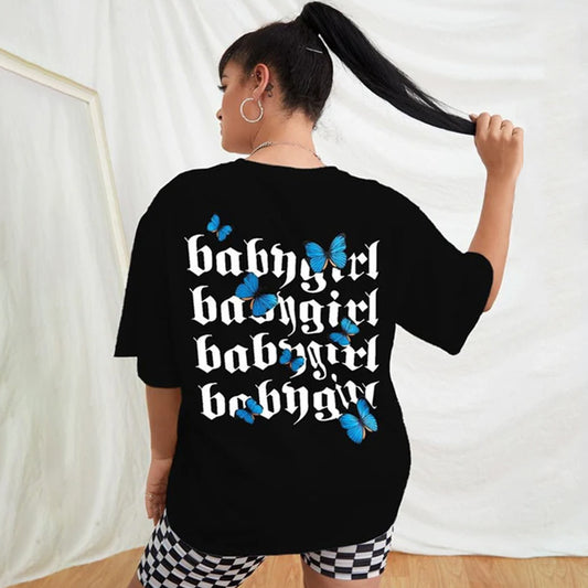 Over Size Baby Girl Tee