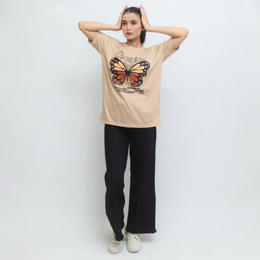 Dream Butterfly Over Size Tee