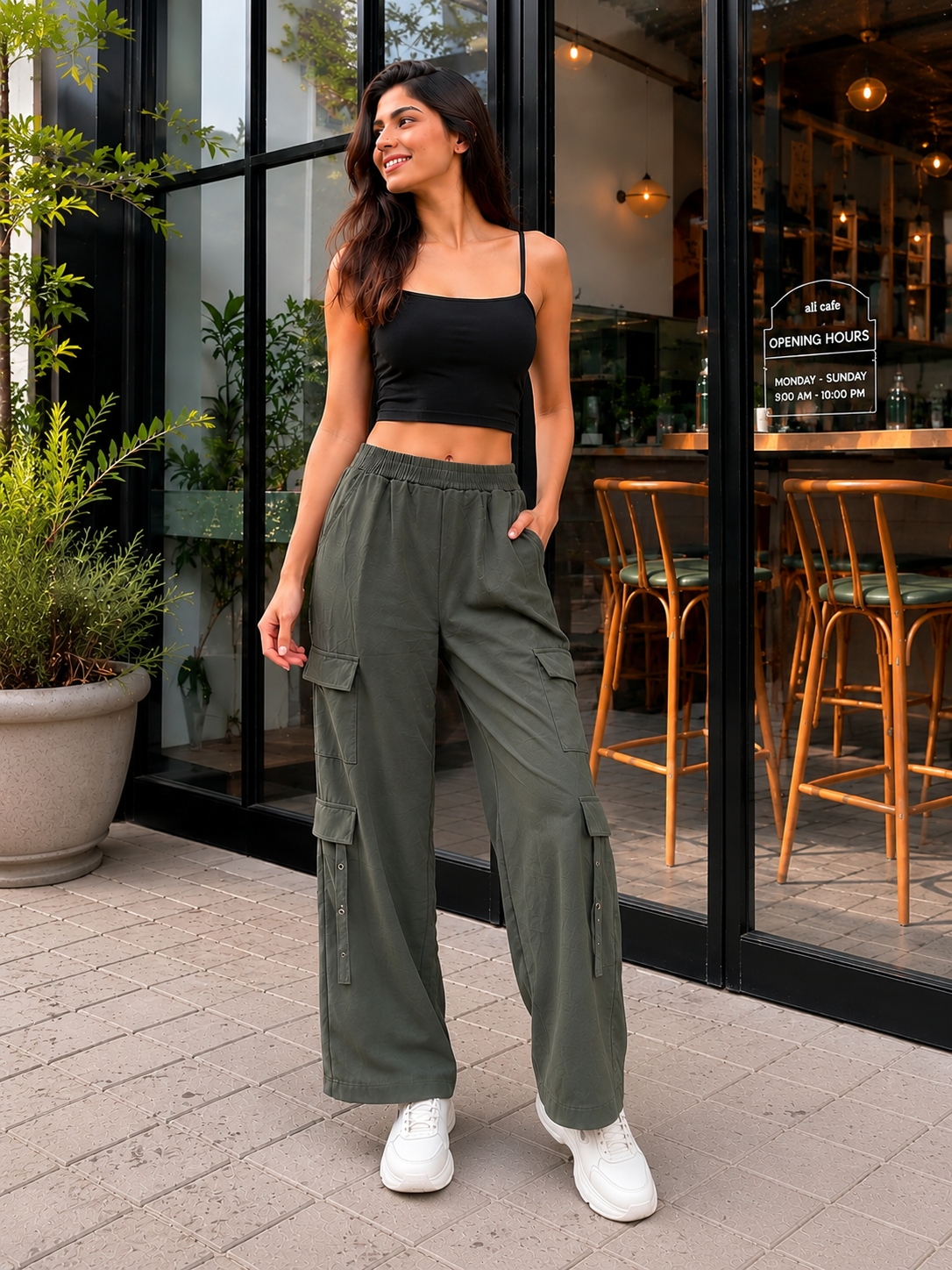 Stripe Pocket Trouser