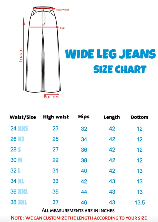Butterfly Wide Leg Jeans